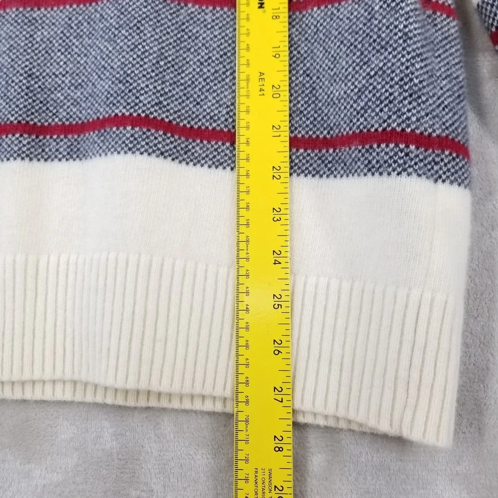 Banana‎ Republic Sweater Men M Recycled Wool Striped Crew Neck Pullover Street